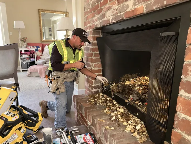 Safe screening installation by South Whittier Chimney Sweep in South Whittier, CA