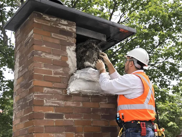 Humane removal of debris and animals by South Whittier Chimney Sweep in South Whittier, CA