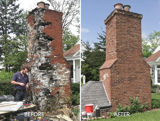 South Whittier Chimney Sweep performing a full chimney restoration in South Whittier, CA