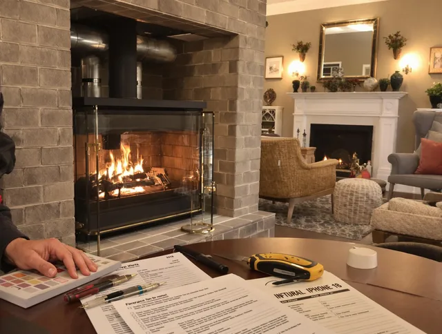 South Whittier Chimney Sweep verifying fireplace safety measures in South Whittier, CA
