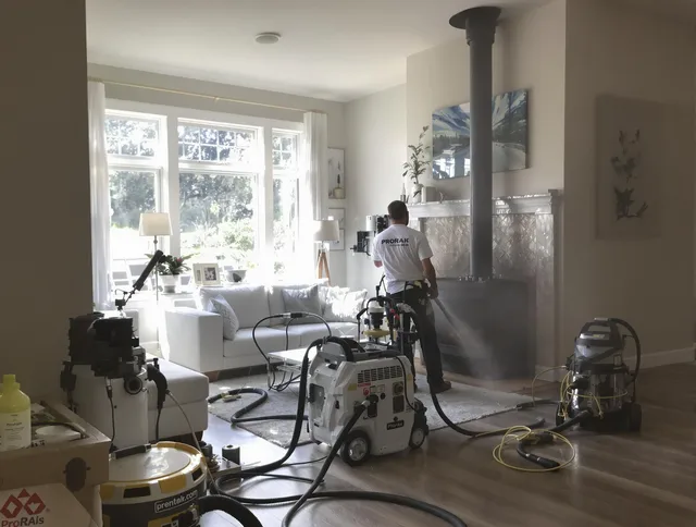 Soot removal service by South Whittier Chimney Sweep for a fireplace in South Whittier, CA